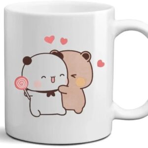 bubu dudu designer printed coffee mug