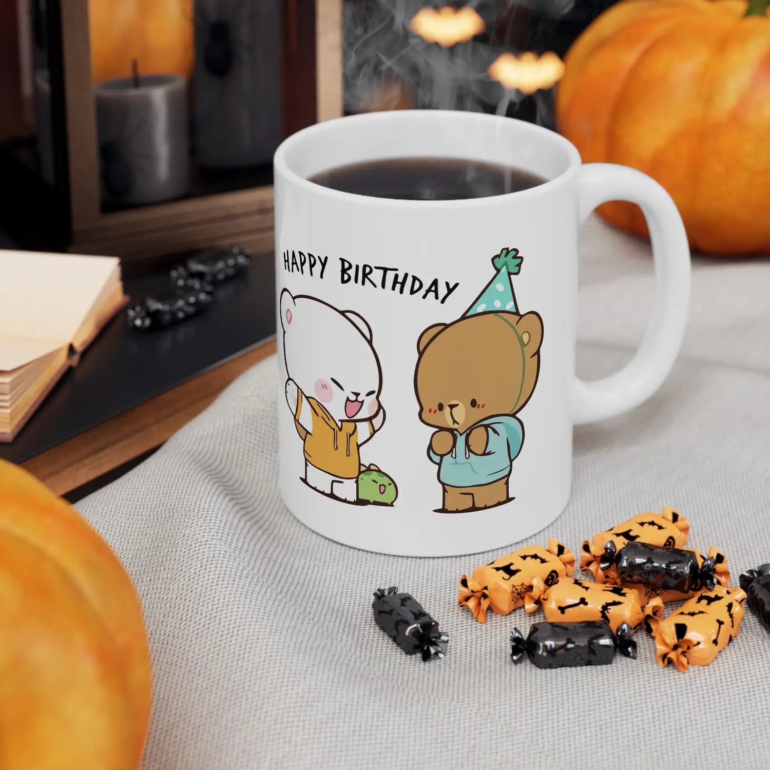 mocha milk bear happy birthday mug mocha milk bear happy birthday mug
