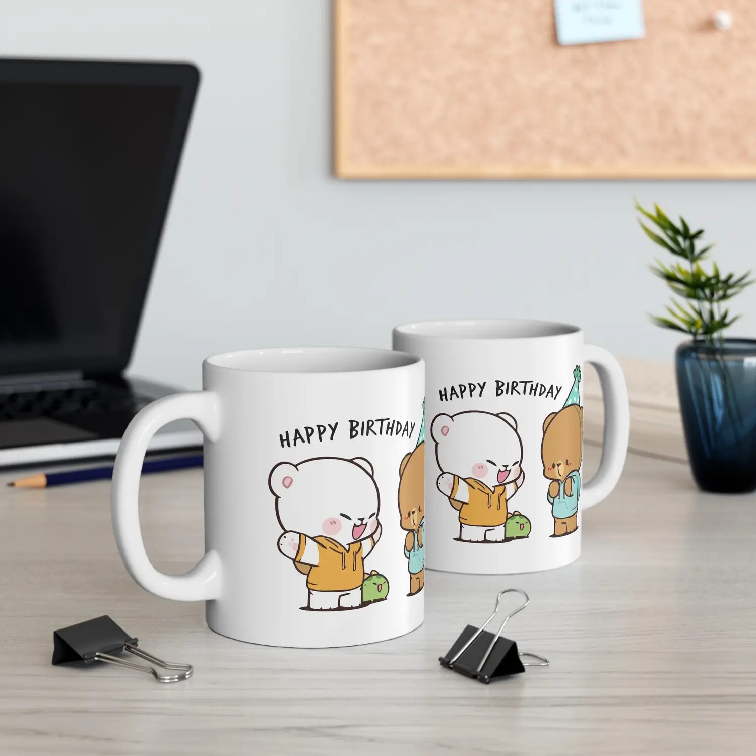 mocha milk bear happy birthday mug mocha milk bear happy birthday mug